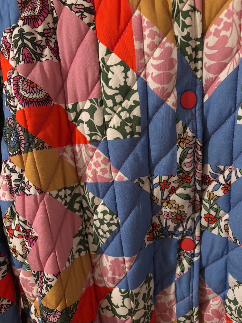 Boden quilted patchwork oversized jacket - Picture 3 of 10